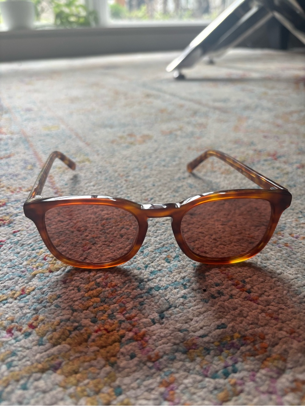 Madewell Amber Tortoiseshell Sunglasses with Brown Lenses